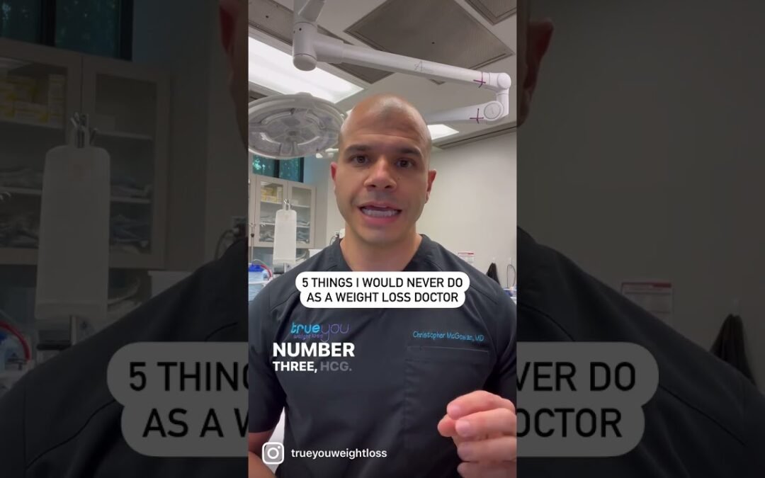 5 Things I Would Never Do as a Weight Loss Doctor #5things #shorts