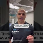 5 Things I Would Never Do as a Weight Loss Doctor #5things #shorts