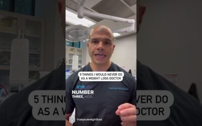 5 Things I Would Never Do as a Weight Loss Doctor #5things #shorts