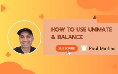 How to use unimate & balance. (The Feel Great System)